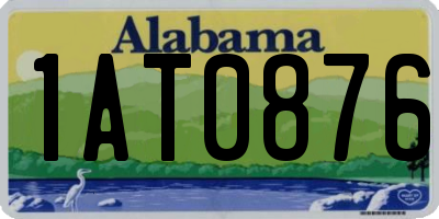 AL license plate 1AT0876