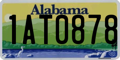 AL license plate 1AT0878