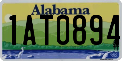 AL license plate 1AT0894
