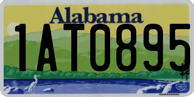 AL license plate 1AT0895
