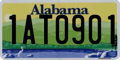 AL license plate 1AT0901