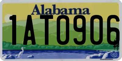 AL license plate 1AT0906