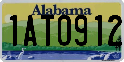 AL license plate 1AT0912