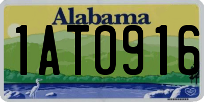 AL license plate 1AT0916