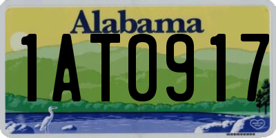 AL license plate 1AT0917