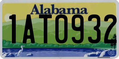 AL license plate 1AT0932