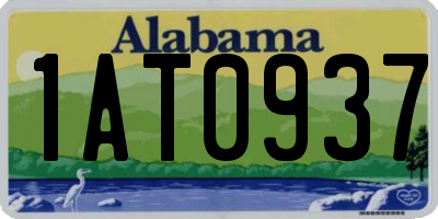 AL license plate 1AT0937