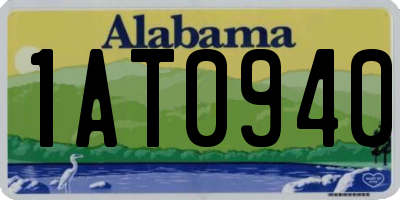 AL license plate 1AT0940
