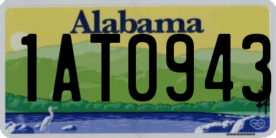 AL license plate 1AT0943