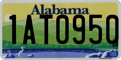 AL license plate 1AT0950