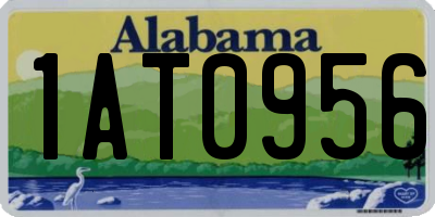 AL license plate 1AT0956