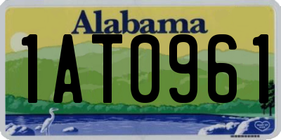 AL license plate 1AT0961