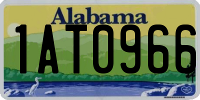AL license plate 1AT0966