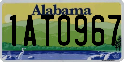 AL license plate 1AT0967