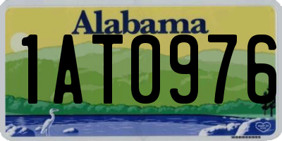 AL license plate 1AT0976