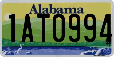 AL license plate 1AT0994