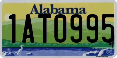 AL license plate 1AT0995