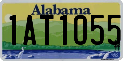 AL license plate 1AT1055