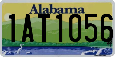 AL license plate 1AT1056