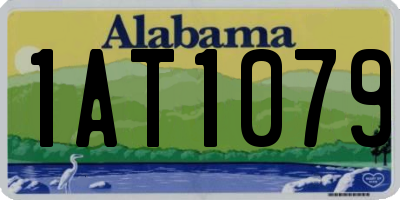 AL license plate 1AT1079