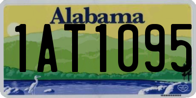 AL license plate 1AT1095