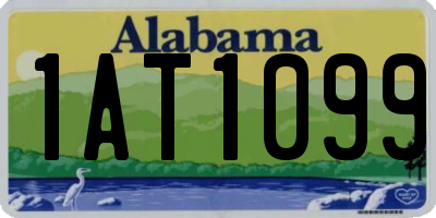 AL license plate 1AT1099