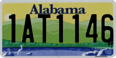 AL license plate 1AT1146