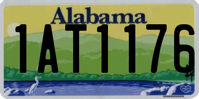AL license plate 1AT1176