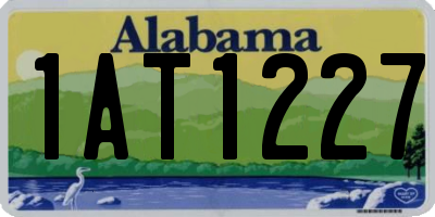 AL license plate 1AT1227