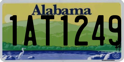 AL license plate 1AT1249