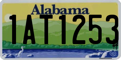 AL license plate 1AT1253