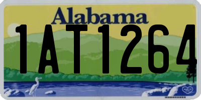 AL license plate 1AT1264