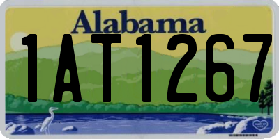 AL license plate 1AT1267