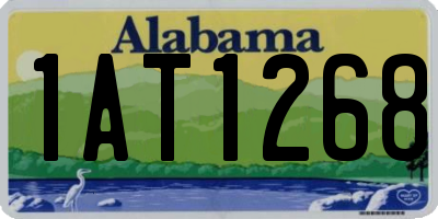 AL license plate 1AT1268