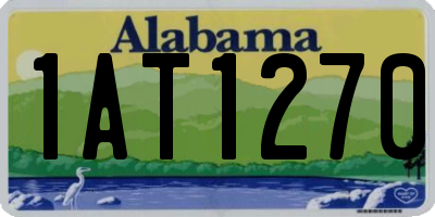 AL license plate 1AT1270