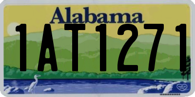 AL license plate 1AT1271