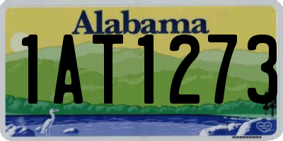 AL license plate 1AT1273