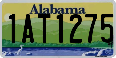 AL license plate 1AT1275