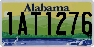 AL license plate 1AT1276