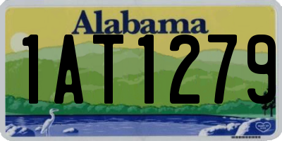 AL license plate 1AT1279