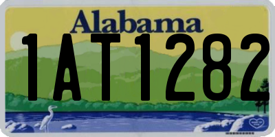 AL license plate 1AT1282