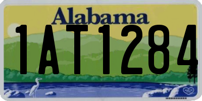 AL license plate 1AT1284