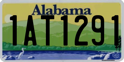 AL license plate 1AT1291