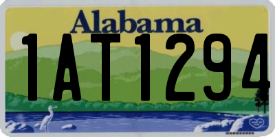 AL license plate 1AT1294