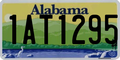 AL license plate 1AT1295
