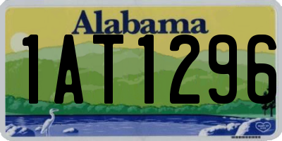 AL license plate 1AT1296