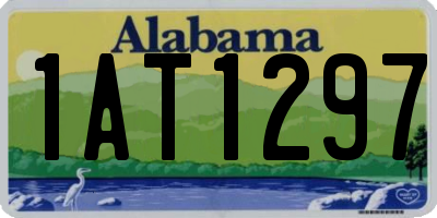 AL license plate 1AT1297