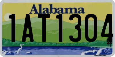 AL license plate 1AT1304