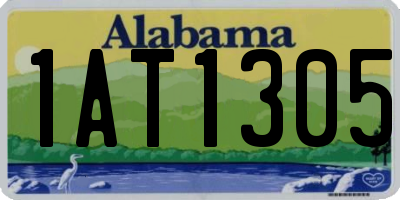 AL license plate 1AT1305
