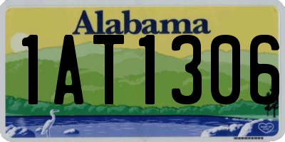 AL license plate 1AT1306